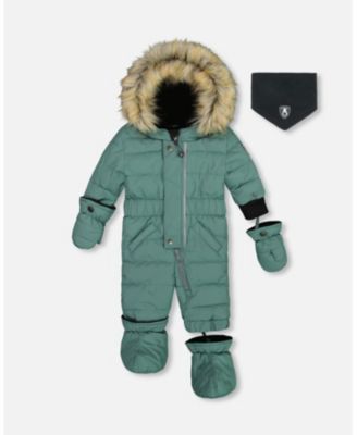 Macy's baby snowsuit best sale