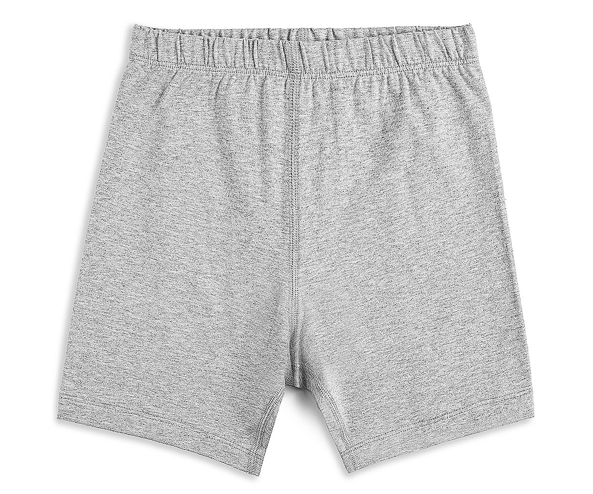 Mightly Girls Fair Trade Organic Cotton Bike Shorts 3-pack - Black and white and gray
