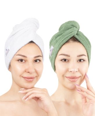 2-Pack Hair Drying Towels, 26" x 13"