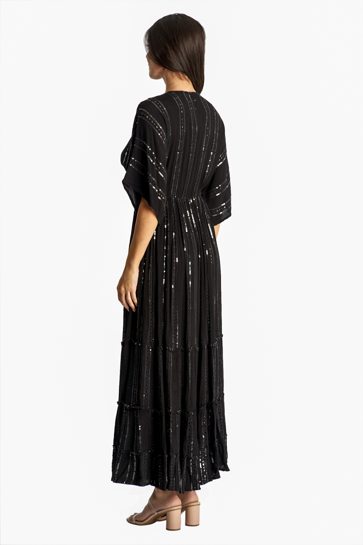 La Moda Clothing Women's Maxi Black Dress