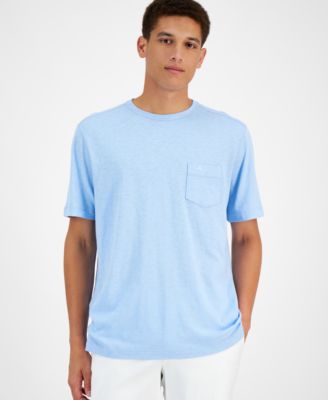 Men's Short Sleeve Crewneck Pocket Canal T-Shirt