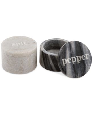 Thirstystone - Marble Salt & Pepper Set