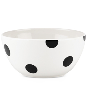 kate spade new york kitchen Deco Dot 6 Inch Soup and Cereal Bowl(2 Pieces Bowls)