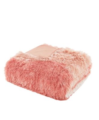 Cassie Faux Fur 3-Pc. Duvet Cover Set, King/California King