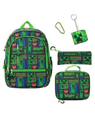 Creeper 5-Piece Backpack & Lunchbox Set