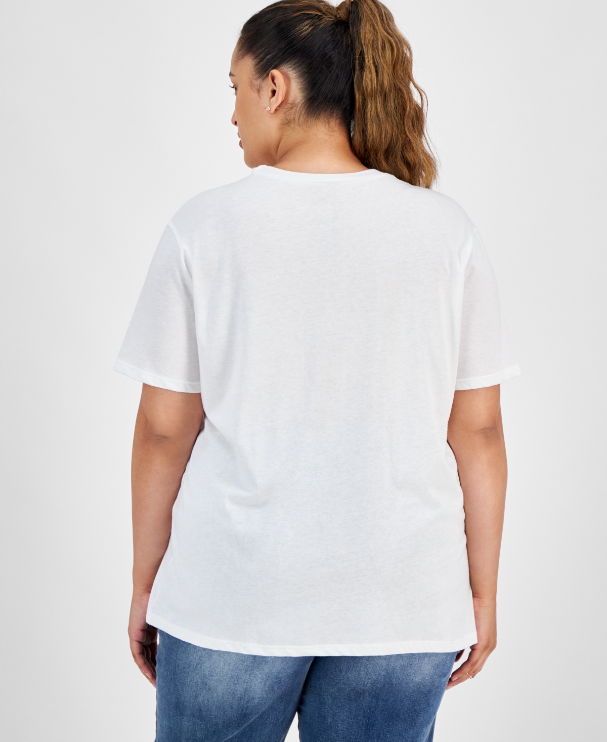 Disney Trendy Plus Size Mickey Mouse Graphic T-Shirt