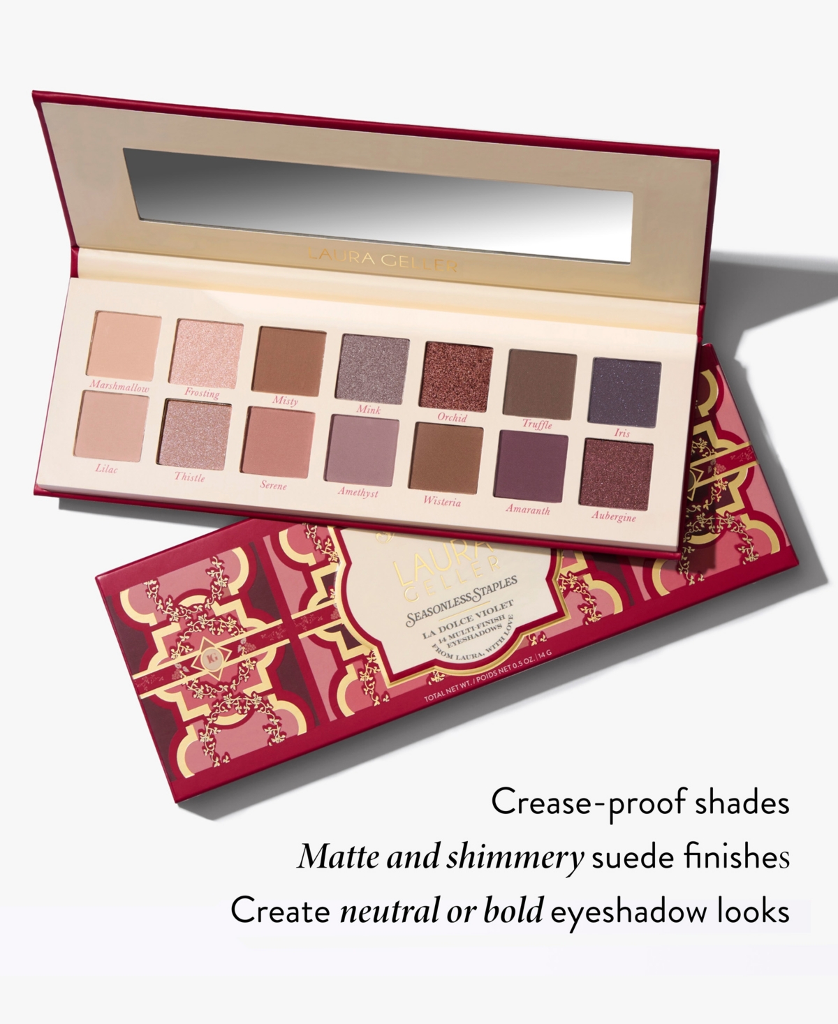 Laura Geller Beauty Seasonless Staples Eyeshadow Palette - La Dolce Violet