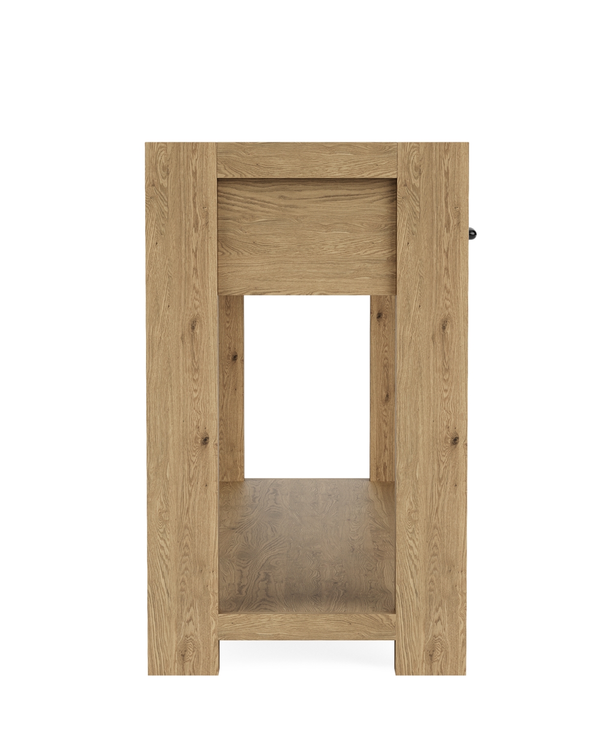 Macy's Furniture Davie 60" Wood Sofa Table In Pale Oak