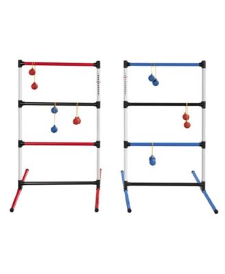 Indoor Outdoor Portable Ladder Ball Toss Game Set with Bag