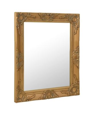 Wall Mirror Baroque Style 19.7"x23.6" Gold