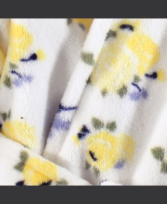 Baby Girls Plush Bathrobe