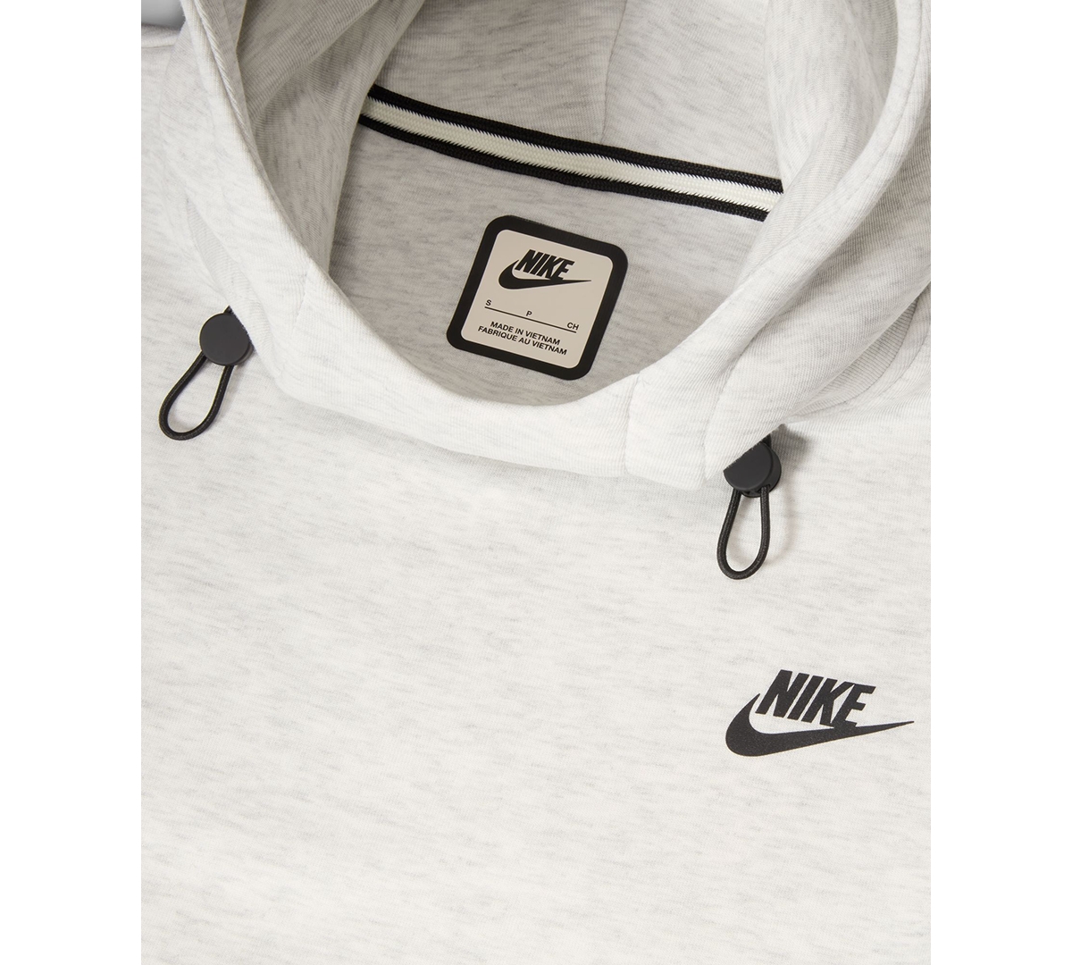 Nike Women's  Sportswear Tech Fleece Oversized Hoodie In Ltgrey,bla