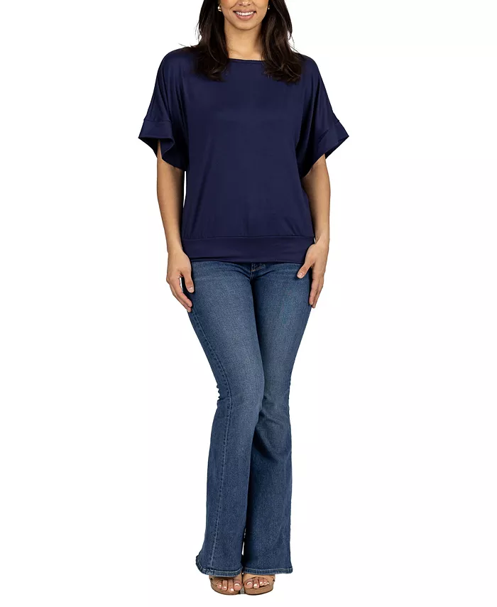 Loose Fit Dolman with Wide Sleeves Top - thumbnail 2