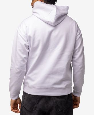 Men's Rinestone Embellished Skull Pullover Hoodie