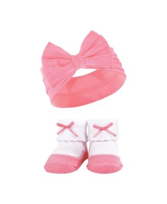 Baby Girls Headband and Socks Giftset