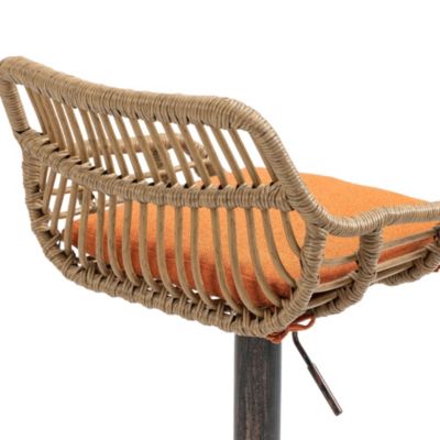 Streamdale Adjustable Bar Stools Set with Footrest