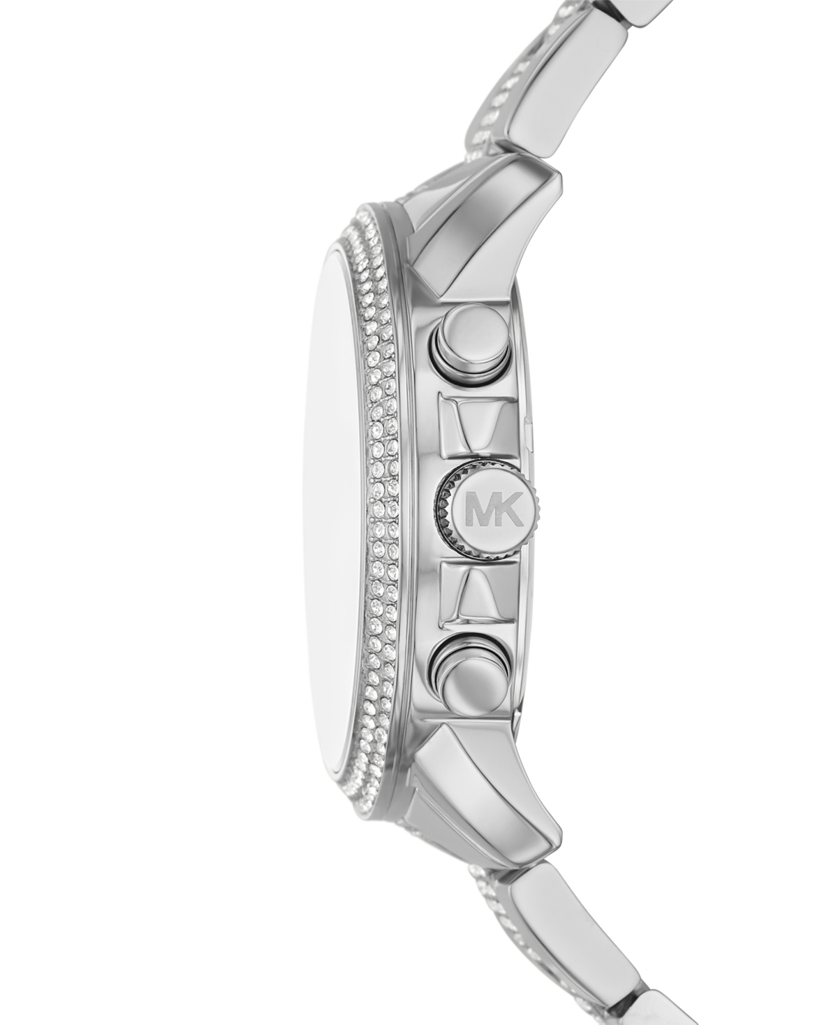 Michael Kors Women's Brynn Chronograph Stainless Steel Watch 40mm In Silver-tone