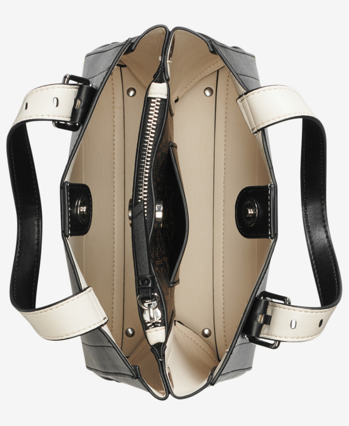 Calvin Klein Lowen Adjustable Crossbody In Blk Wht