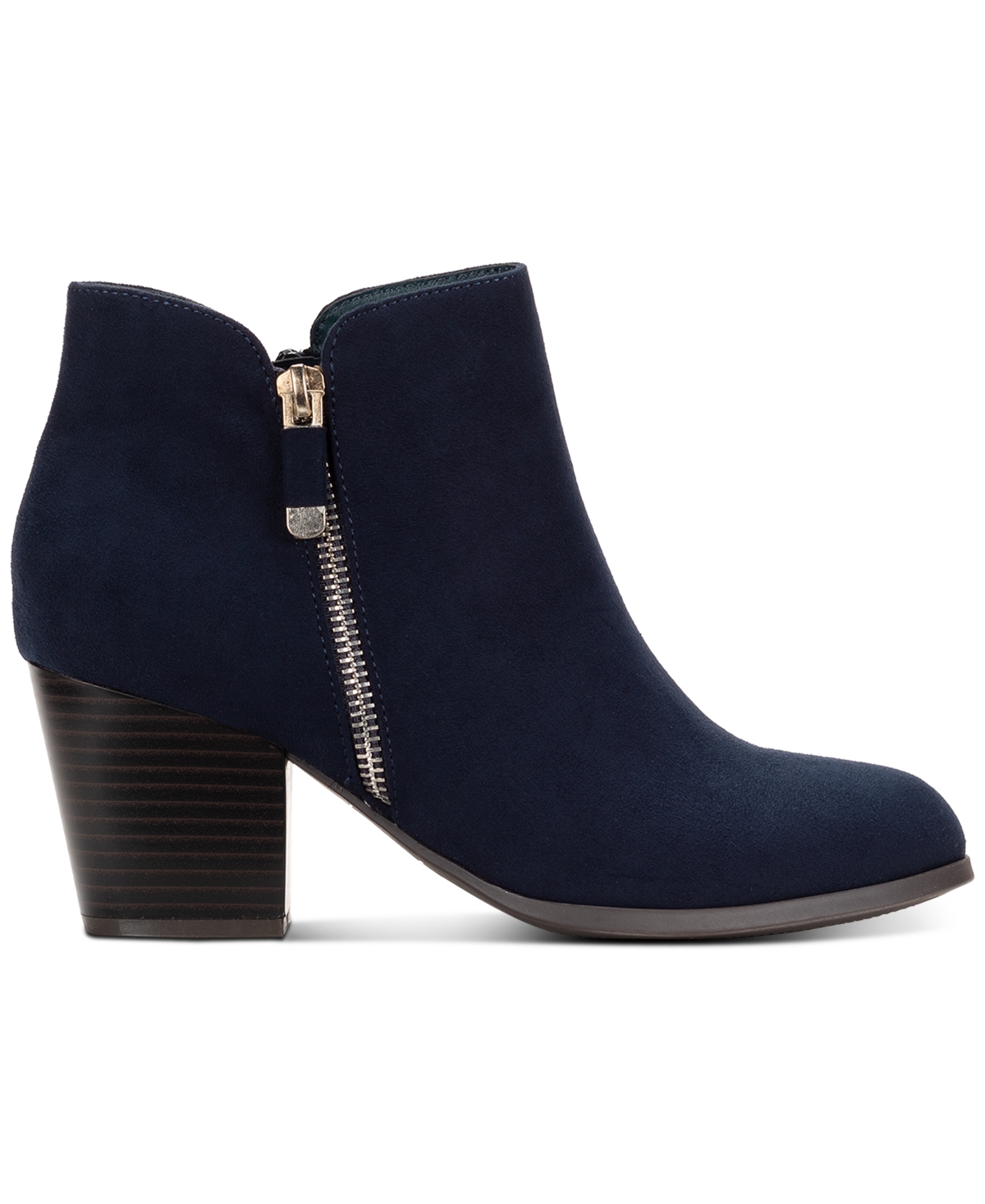 Style & Co Women's Masrinaa Ankle Booties, Created For Macy's In Blue