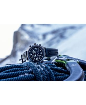 Eco-Drive Men's Chronograph Promaster Land Black Rubber Strap  Watch 44mm