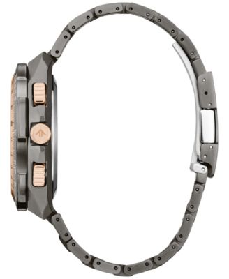 Eco-Drive Men's Automatic Promaster Air Limited Edition Skyhawk A-T Gray-tone Stainless Steel Watch 46mm