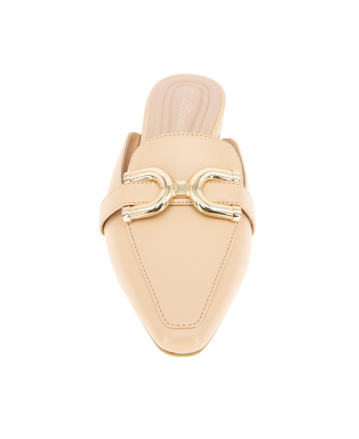 BCBGeneration Women'sTara Buckle Mule Flats