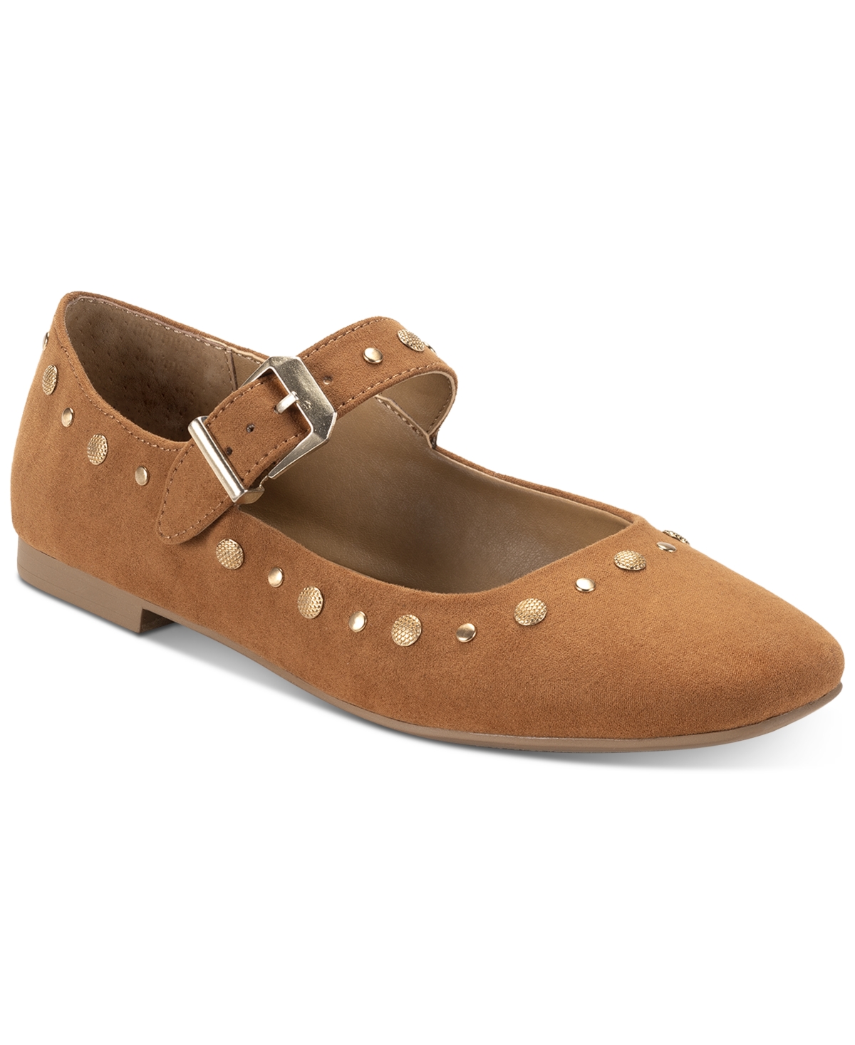 Sun + Stone Women's Caiaa Studded Mary Jane Flats, Created for Macy's