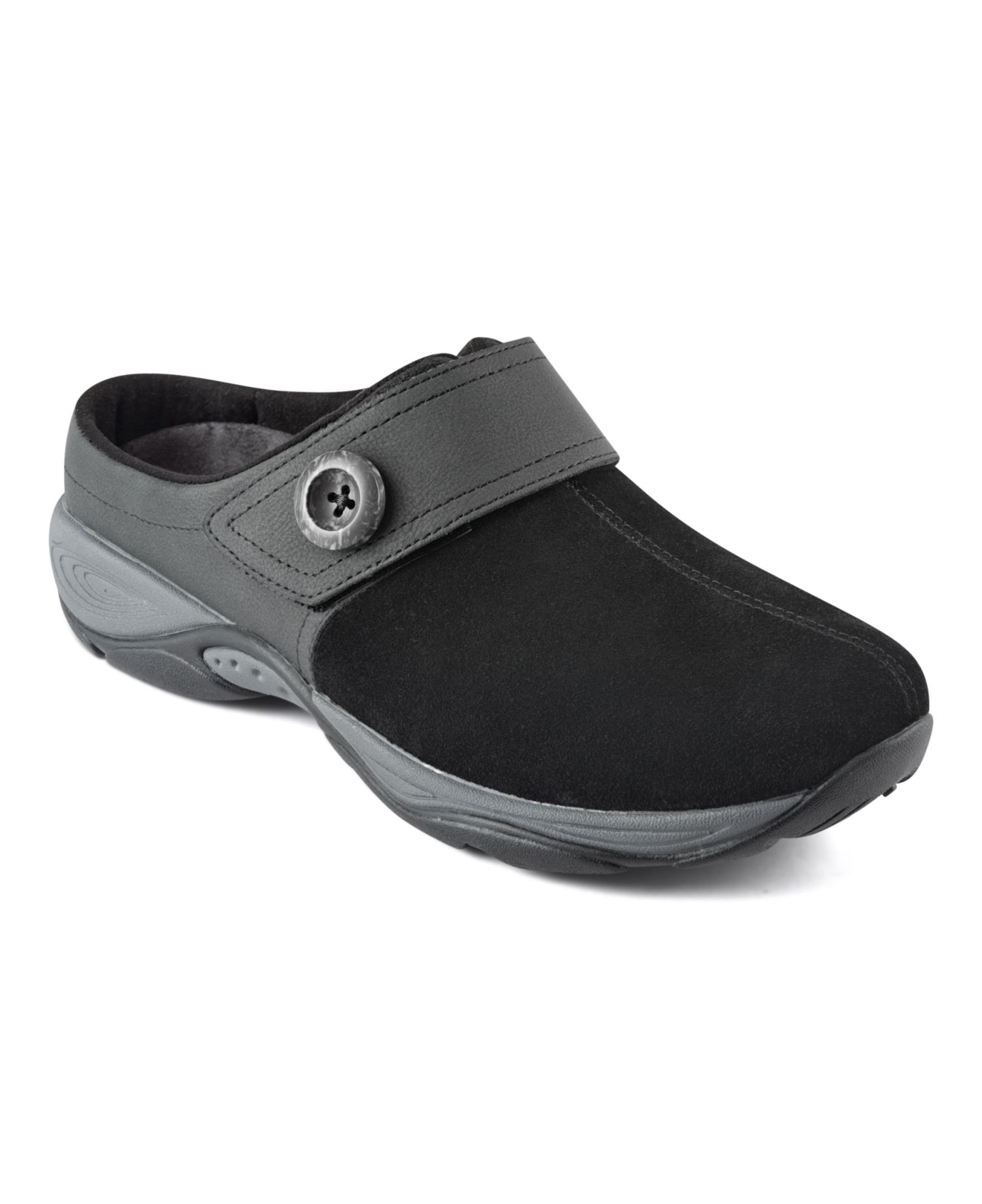 Women's Edline Suede Button Strap Mules