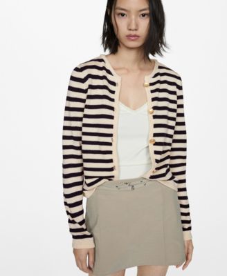 Women's Jewel Button Detail Knitted Cardigan