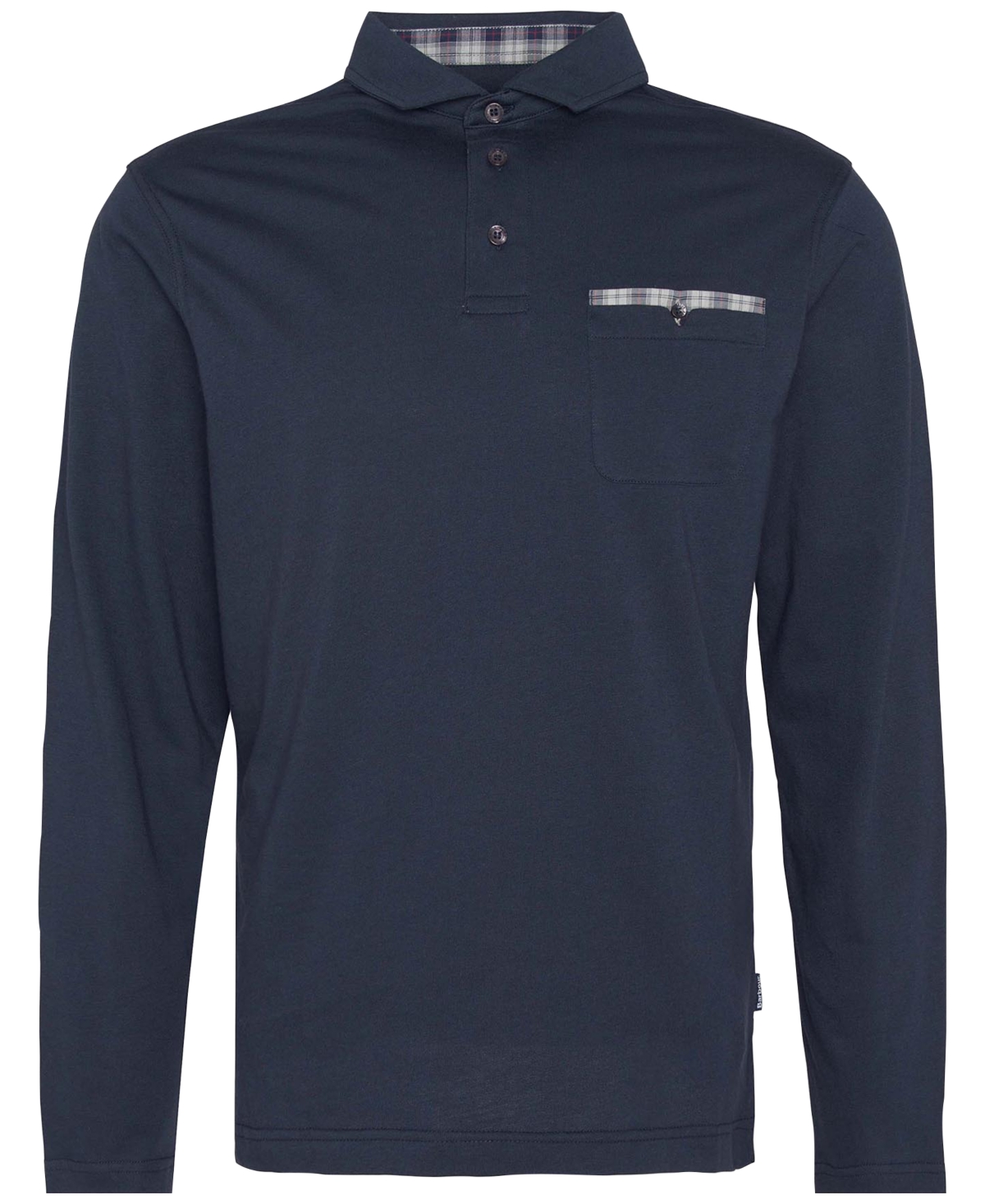 Barbour Men's Corpatch Long-Sleeve Polo Shirt -blue