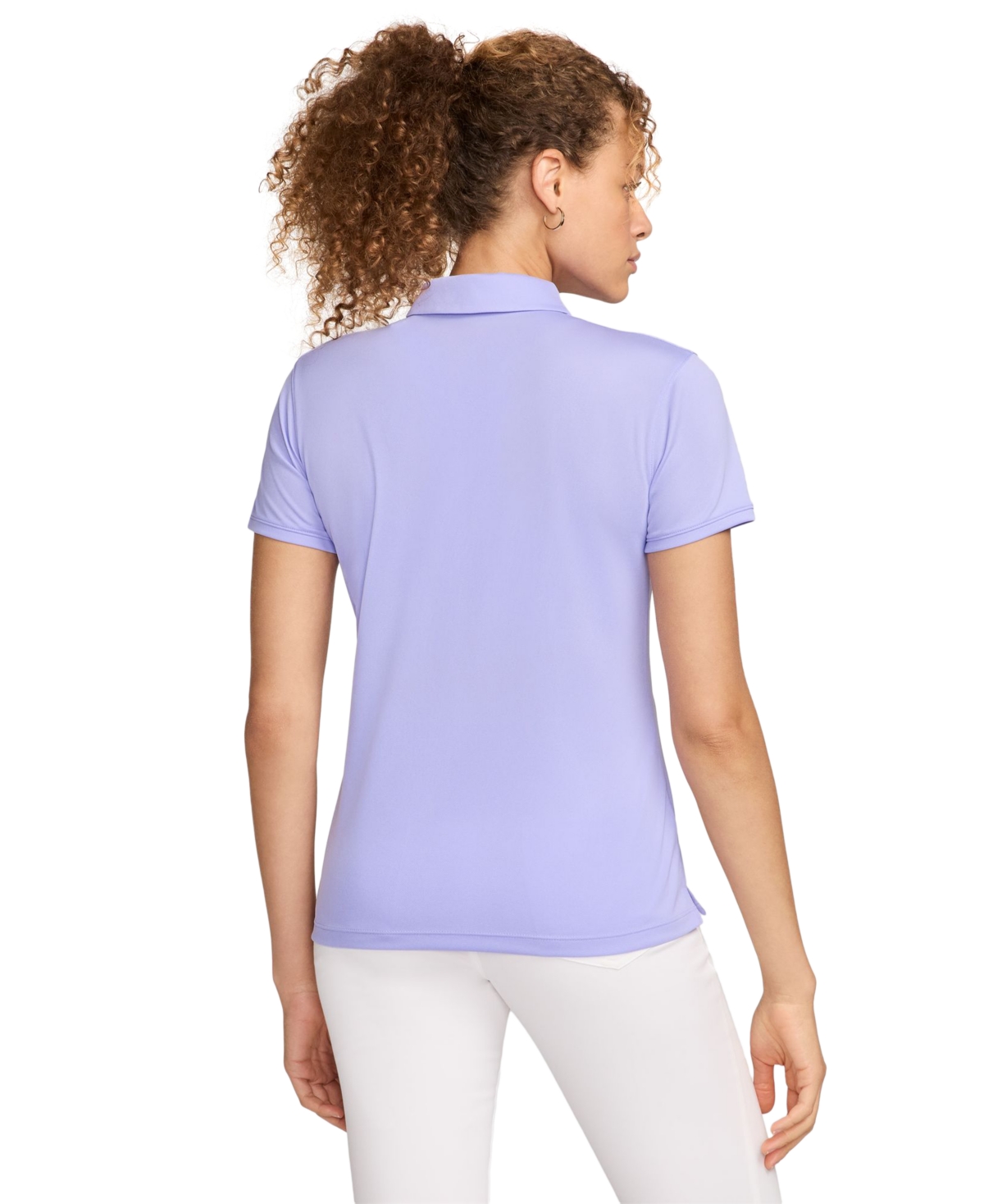Nike Women's Dri-fit Victory Short-Sleeve Golf Polo Shirt -black
