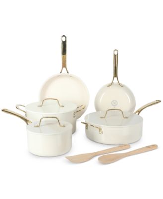 Martha Stewart Collection - Premium Ceramic Nonstick Aluminum 10-Pc. Cookware Set