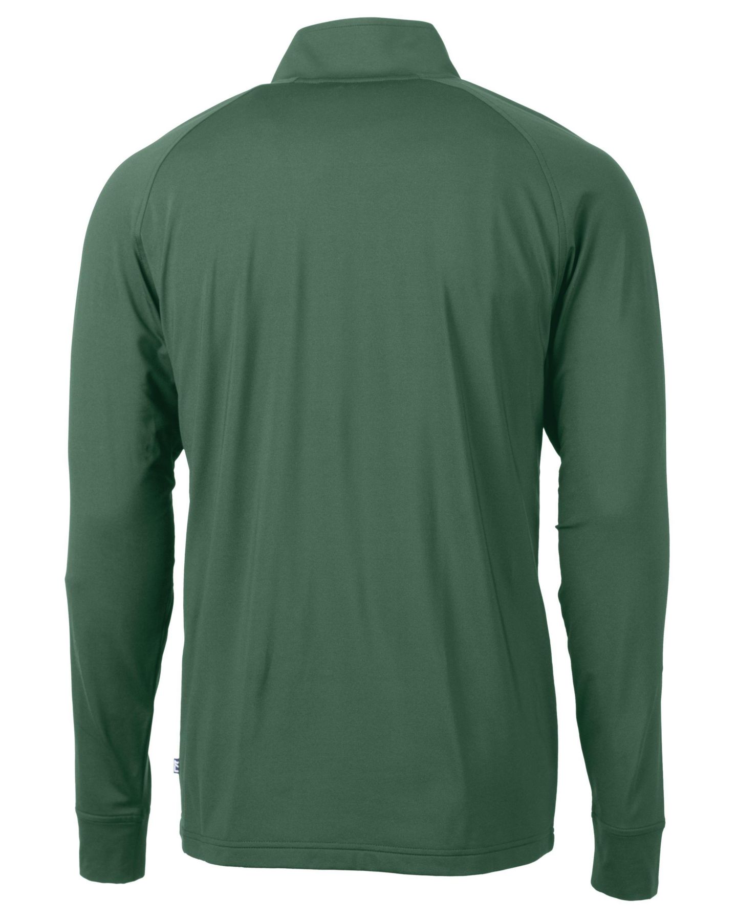 Мужская куртка Cutter & Buck Adapt Eco Knit Stretch Quarter Zip Pullover, цвет: Тёмно-зелёный — фото 3