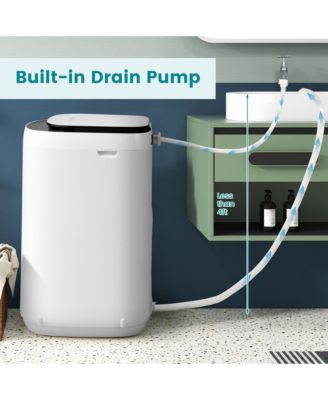 7.7 lbs Full Automatic Washing Machine 0.78 Cu.ft Compact Washer & Spinner Combo Blue