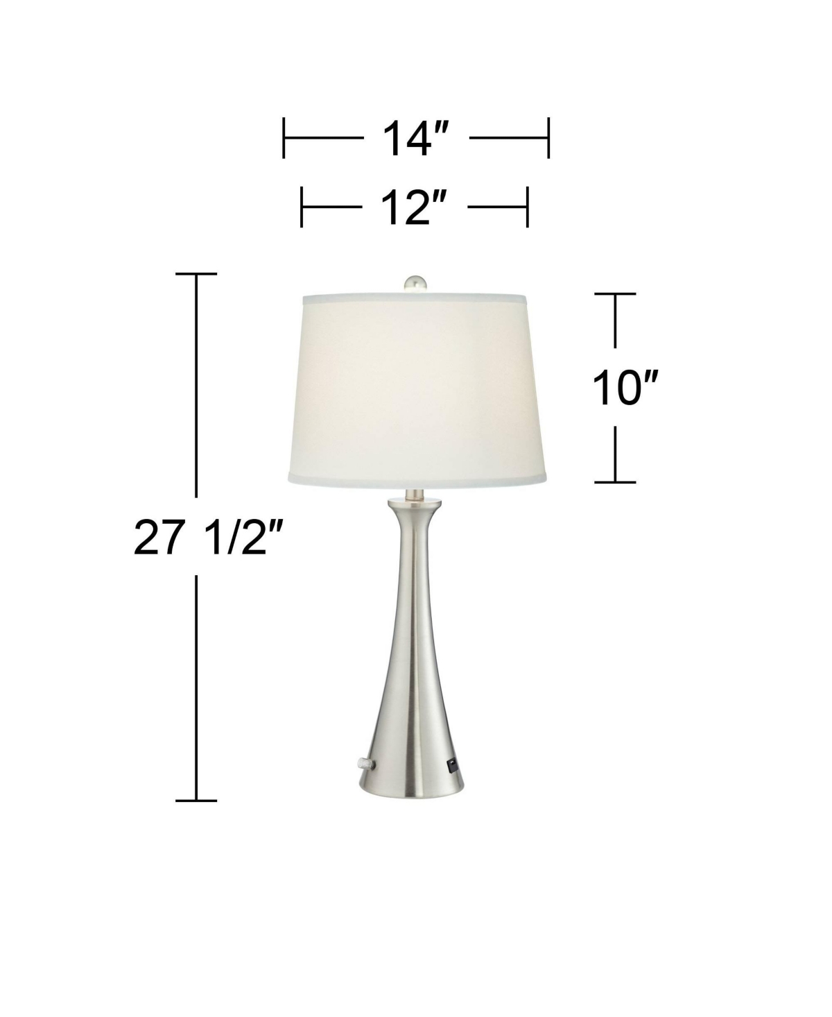 Karl Modern Table Lamps 27 1/2