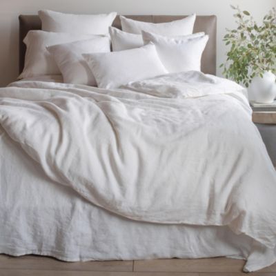 100% French Linen Duvet Cover and Sham Set - Full/Queen