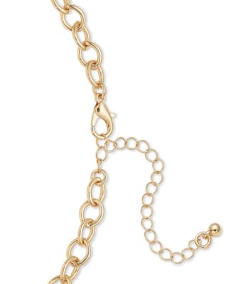 Gold-Tone Festive Pendant Necklace, 18" + 3" extender, Created for Macy's