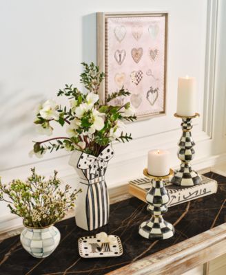 Courtly Check Enamel Large Vase