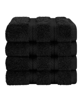 Edison Luxury 100% Turkish Cotton 4-Piece Washcloth Set