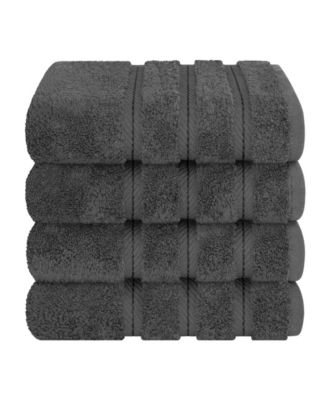 Edison Luxury 100% Turkish Cotton 4-Piece Hand Towel Set