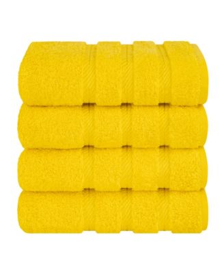 Edison Luxury 100% Turkish Cotton 4-Piece Hand Towel Set