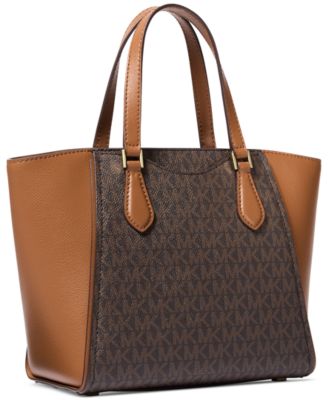 Taryn Small Signature Logo and Leather Convertible Crossbody