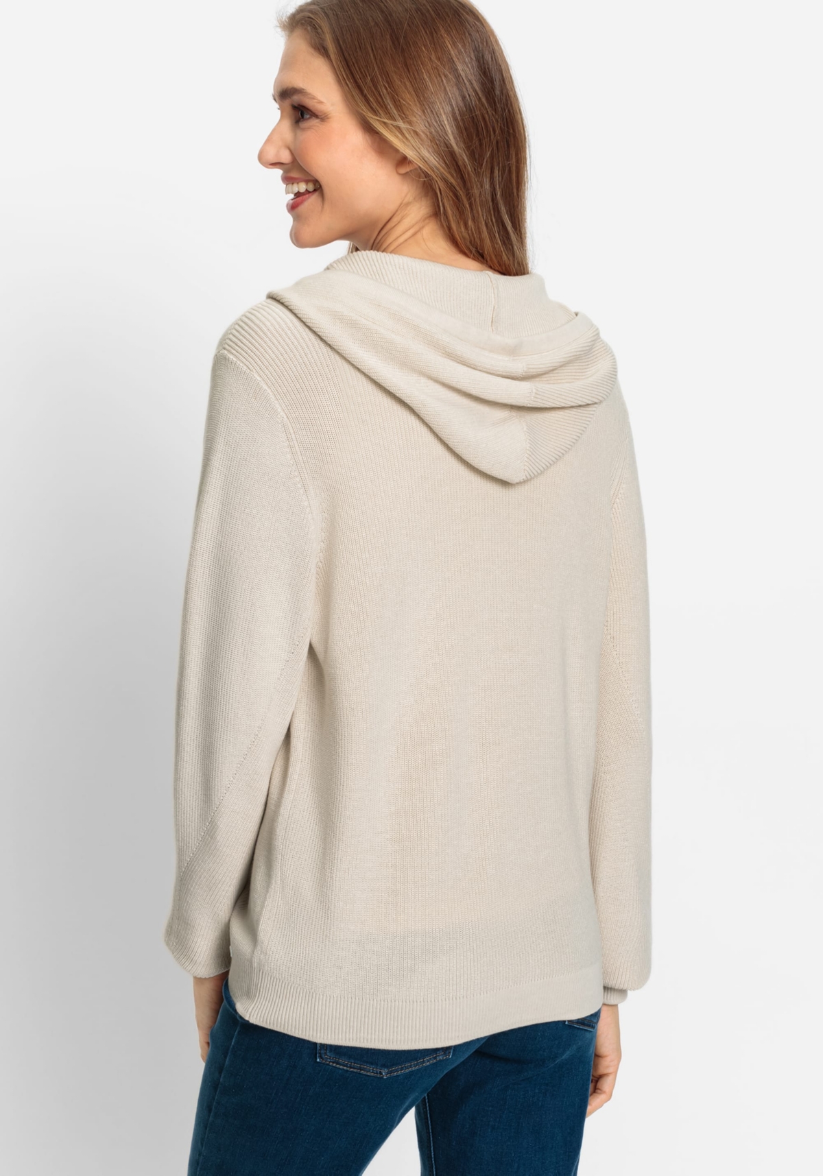 Olsen Women's Long Sleeve Sweater Hoodie
