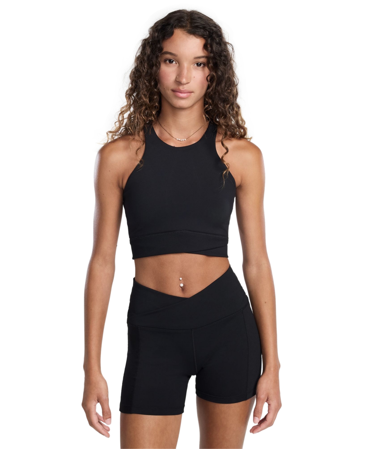 NIKE WOMEN'S ONE TWIST LIGHT-SUPPORT HIGH-NECK SPORTS BRA 