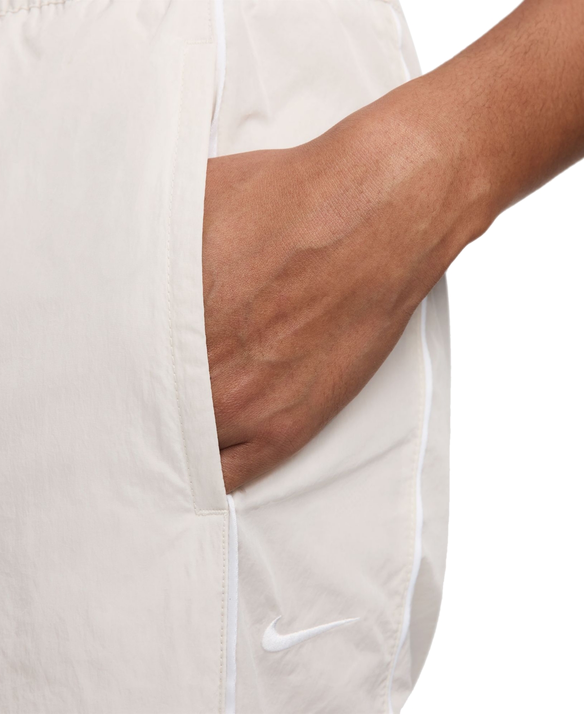 Nike Women's Windrunner High-Waist Woven Pants -white