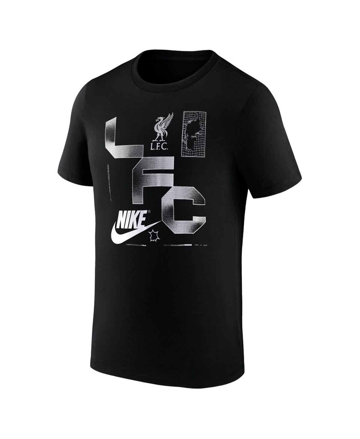 Nike Men'sLiverpool Futura T-Shirt - Black