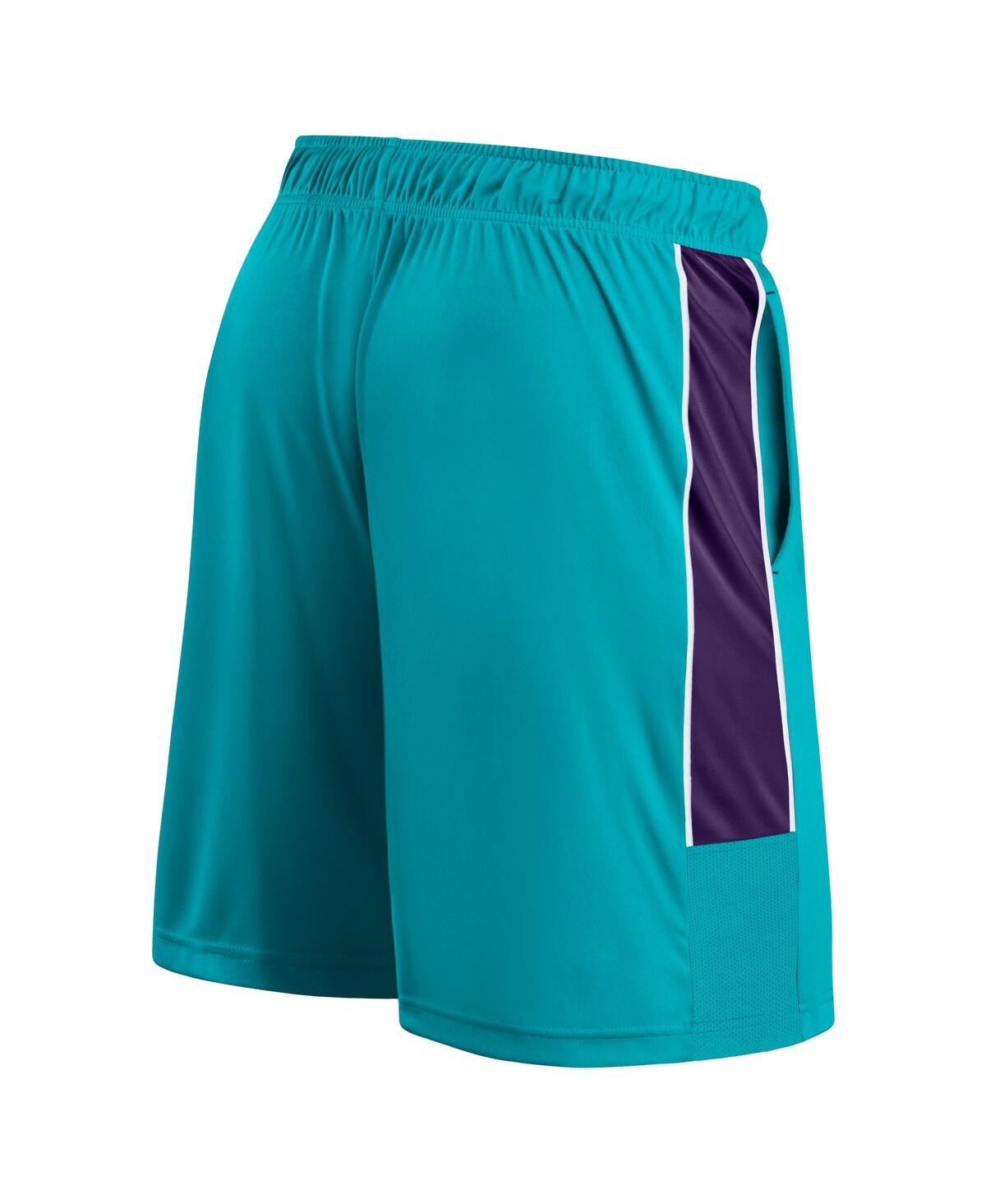 Men's Teal Charlotte Hornets Game Winner Defender Shorts