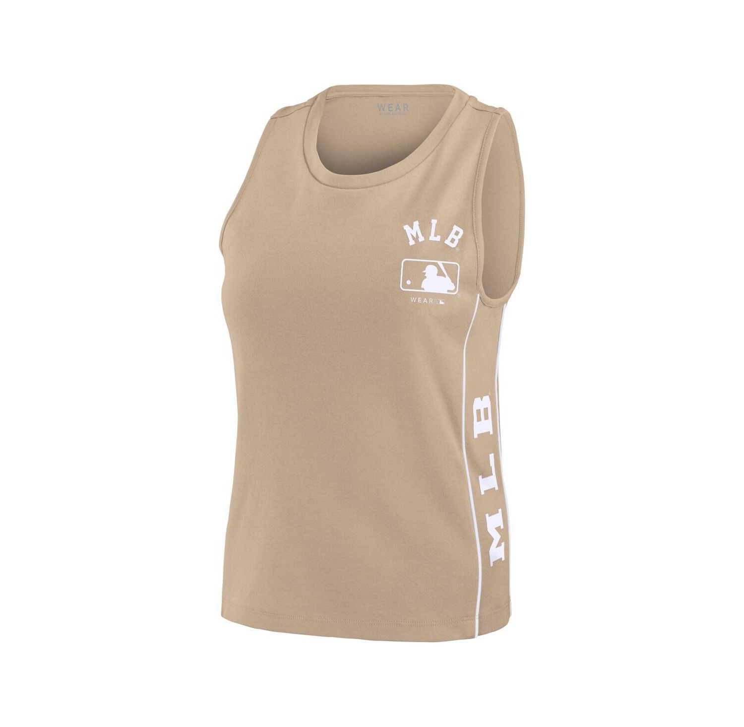 Women's Tan MLB Tonal Tank Top