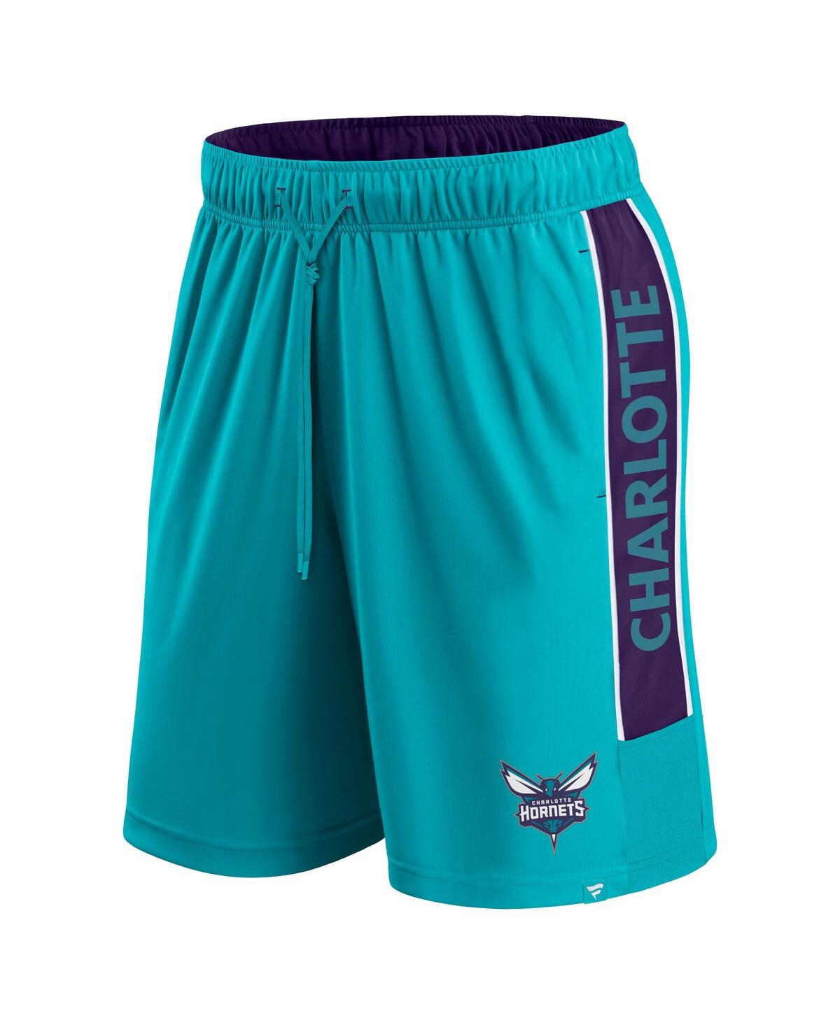 Fanatics Men'sCharlotte Hornets Game Winner Defender Shorts - Teal
