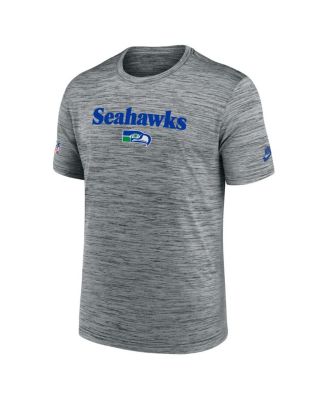 Men's Gray Seattle Seahawks Velocity Alternate Logo Performance T-Shirt